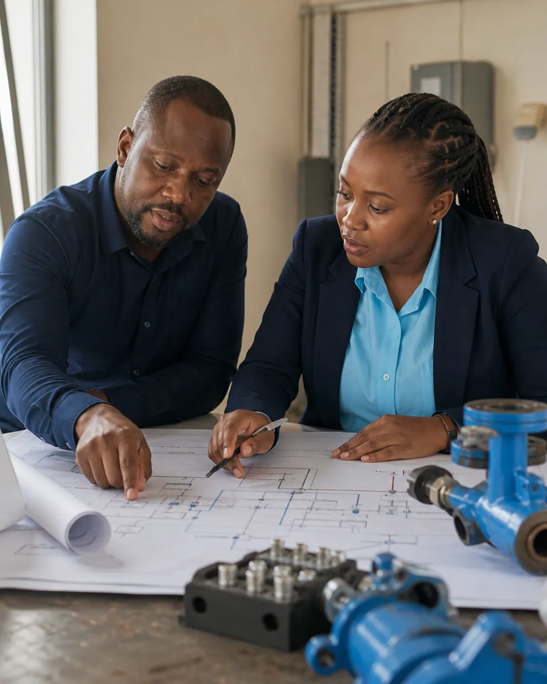 African consultants mapping an infrastructure delivery challenge
