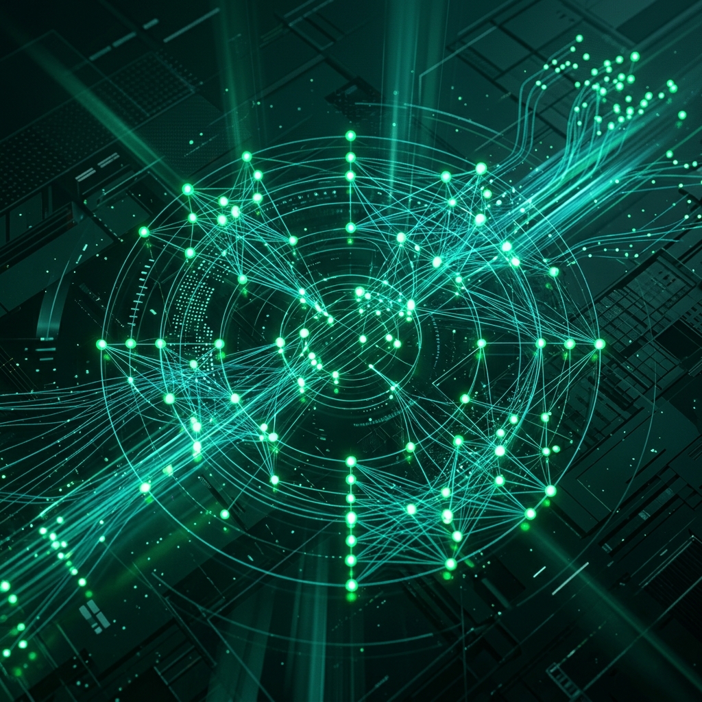 Sovereign artificial intelligence network visualization